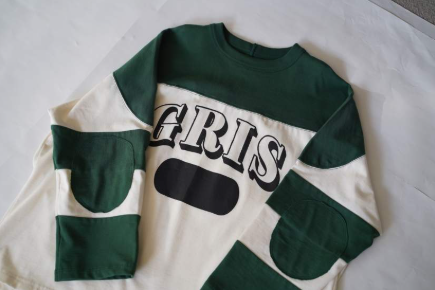 GRIS<br>グリ<br>【26awご予約 8月末入荷予定】<br>Foot Ball L/S T-shirt<br>GR26AW-CU0015