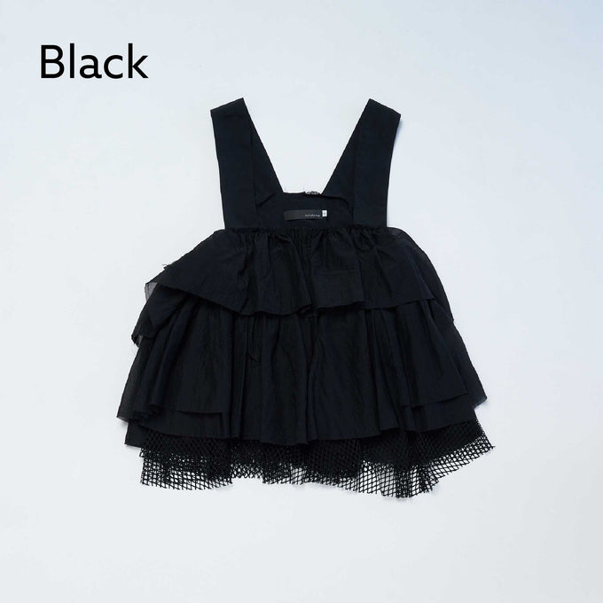 NUNUFORME<br> ヌヌフォルム<br>【27ssご予約 2月入荷予定】<br>レイヤードフリルビスチェ<br>21-nf27-559-025