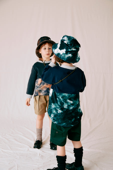 AU CLAIR DE LA LUNE<br>オークレール<br>リフレクションスウェットTOP<br>CU-2324-2