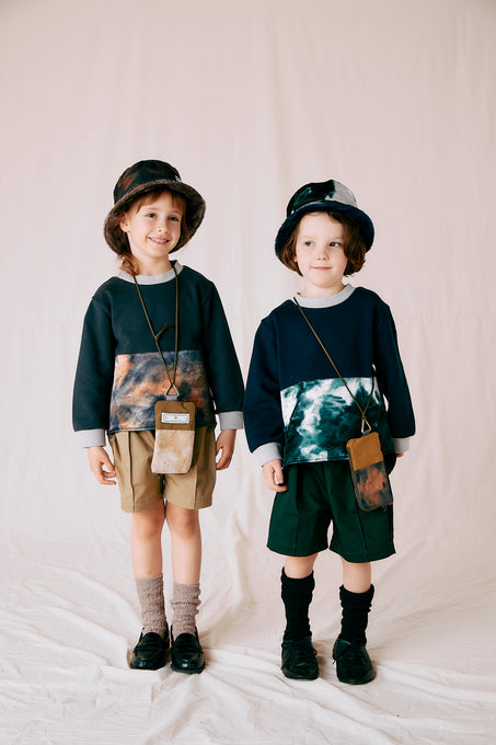 AU CLAIR DE LA LUNE<br>オークレール<br>リフレクションスウェットTOP<br>CU-2324-2