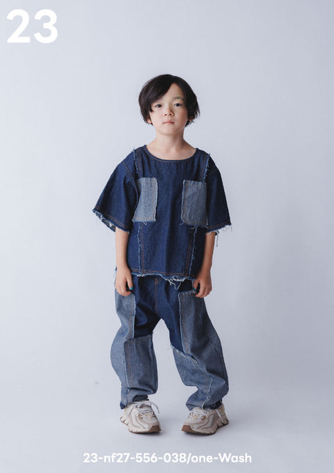 NUNUFORME<br> ヌヌフォルム<br>【27ssご予約 2月入荷予定】<br>デニムT<br>23-nf27-556-038