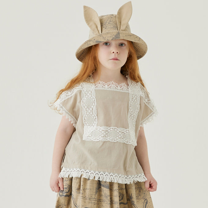 eLfinFolk エルフィンフォルク<br>Cotton lawn Lace Tops<br>elf-241F47/F48