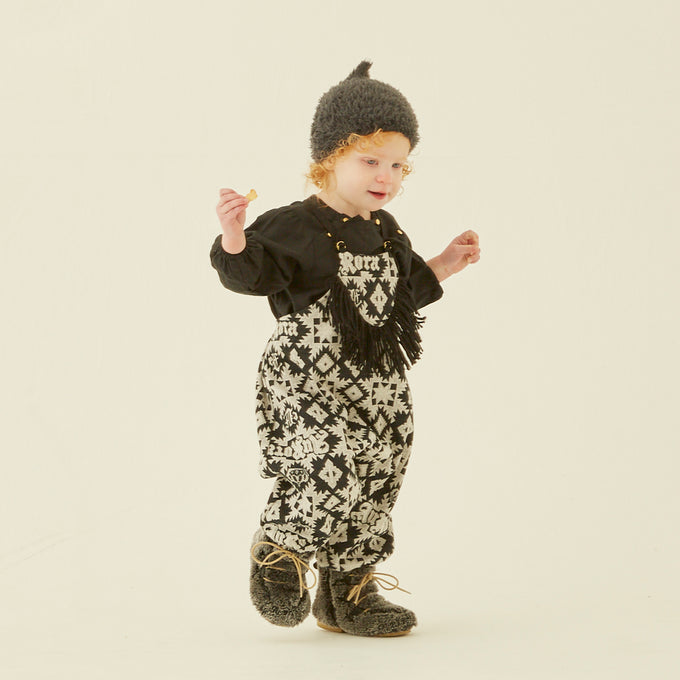 eLfinFolk エルフィンフォルク<br>Eight Star Jaquard Rompers<br>elf-232J13