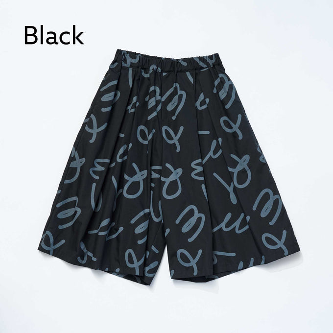 NUNUFORME<br> ヌヌフォルム<br>【27ssご予約 2月入荷予定】<br>うねうねロゴショートパンツ<br>26-nf27-633-268