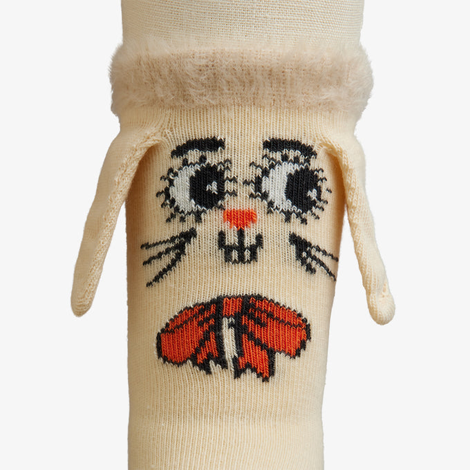 minirodini <br>ミニロディーニ<br>Rabbit 1-pack ear socks<br>26760111