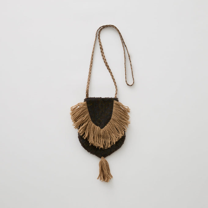eLfinFolk <br>エルフィンフォルク<br>【26awご予約9月入荷予定】<br>Paisly Boa Pochette<br>26_elf-262A43