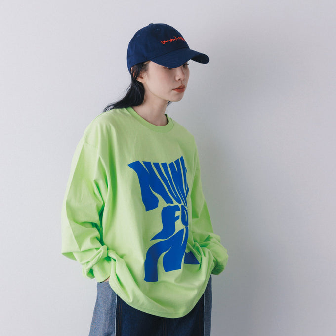 NUNUFORME<br> ヌヌフォルム<br>【26awご予約 8月入荷予定】<br>ツイストロゴ ロングスリーブT<br>nt26-007-04