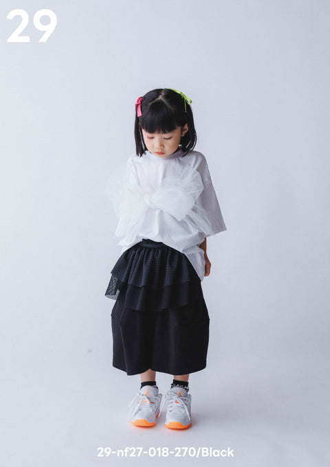 NUNUFORME<br> ヌヌフォルム<br>【27ssご予約 2月入荷予定】<br>マルチウェイフリルケープ<br>29-nf27-018-270
