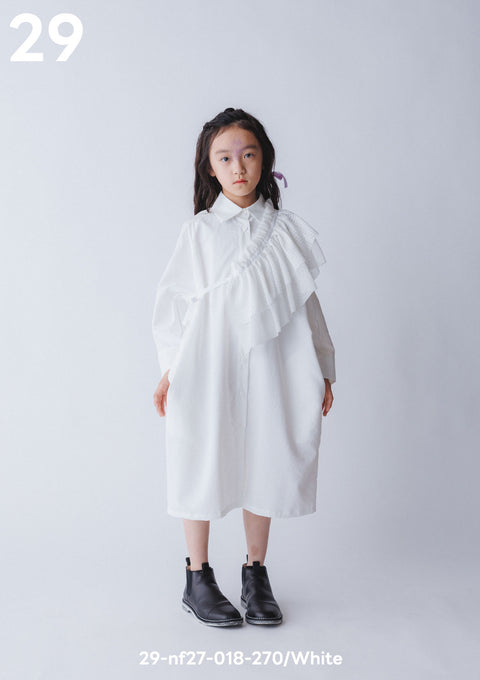 NUNUFORME<br> ヌヌフォルム<br>【27ssご予約 2月入荷予定】<br>マルチウェイフリルケープ<br>29-nf27-018-270