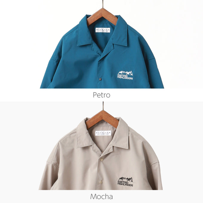 EAST END HIGHLANDERS<br>イーストエンドハイランダーズ<br>オープンカラーシャツ<br>SHT-024 Snap