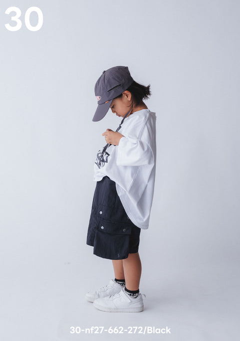 NUNUFORME<br> ヌヌフォルム<br>【27ssご予約 2月入荷予定】<br>ポケットハーフパンツ<br>30-nf27-662-272