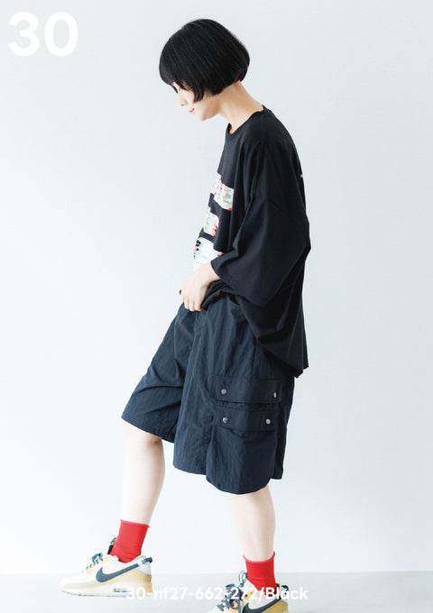NUNUFORME<br> ヌヌフォルム<br>【27ssご予約 2月入荷予定】<br>ポケットハーフパンツ<br>30-nf27-662-272