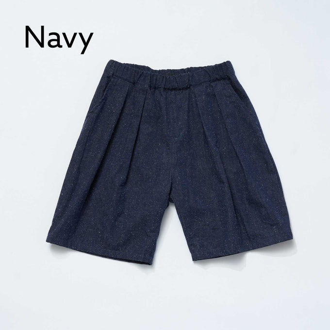 NUNUFORME<br> ヌヌフォルム<br>【27ssご予約 2月入荷予定】<br>2タックハーフパンツ<br>31-nf27-663-277