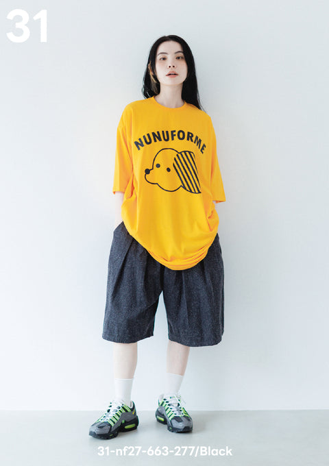 NUNUFORME<br> ヌヌフォルム<br>【27ssご予約 2月入荷予定】<br>2タックハーフパンツ<br>31-nf27-663-277