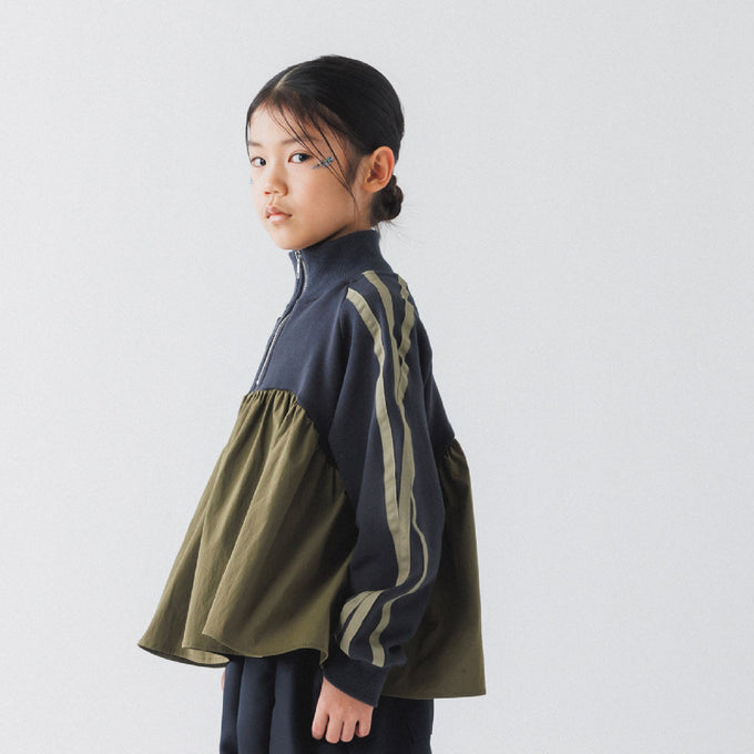 NUNUFORME<br> ヌヌフォルム<br>【26awご予約 8月入荷予定】<br>ハーフジッププルオーバー<br>32-nf26-847-503