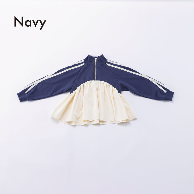 NUNUFORME<br> ヌヌフォルム<br>【26awご予約 8月入荷予定】<br>ハーフジッププルオーバー<br>32-nf26-847-503