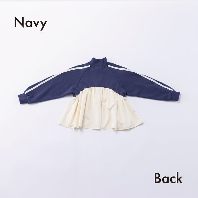 NUNUFORME<br> ヌヌフォルム<br>【26awご予約 8月入荷予定】<br>ハーフジッププルオーバー<br>32-nf26-847-503