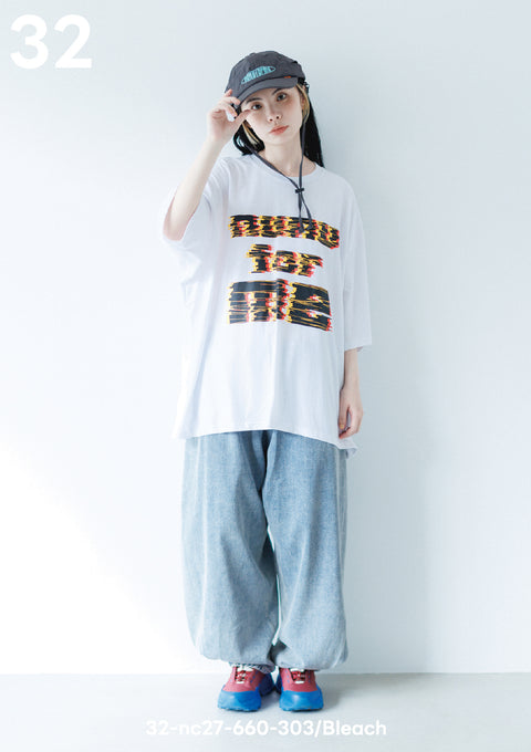 NUNUFORME<br> ヌヌフォルム<br>【27ssご予約 2月入荷予定】<br>デニムヘムタックカーブパンツ<br>32-nc27-660-303