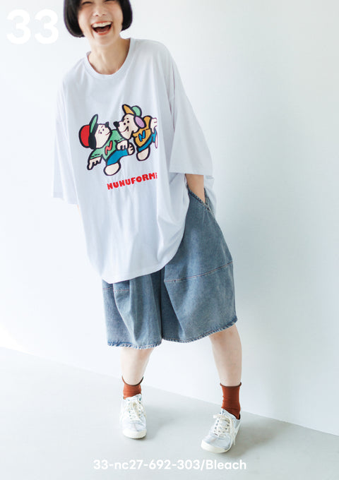 NUNUFORME<br> ヌヌフォルム<br>【27ssご予約 2月入荷予定】<br>ショートポインテッドパンツ<br>33-nc27-692-303