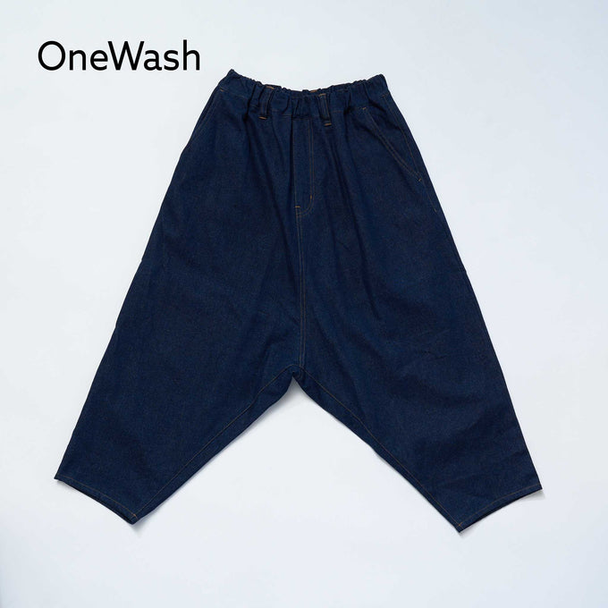NUNUFORME<br> ヌヌフォルム<br>【27ssご予約 2月入荷予定】<br>デニムバギーパンツ<br>34-nc27-613-304
