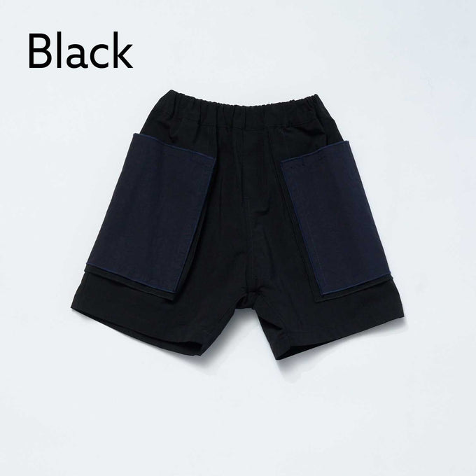 NUNUFORME<br> ヌヌフォルム<br>【27ssご予約 2月入荷予定】<br>バイカラーショートパンツ<br>35-nc27-657-305