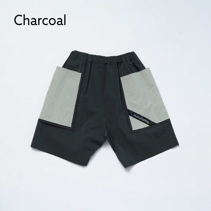 NUNUFORME<br> ヌヌフォルム<br>【27ssご予約 2月入荷予定】<br>バイカラーショートパンツ<br>35-nc27-657-305