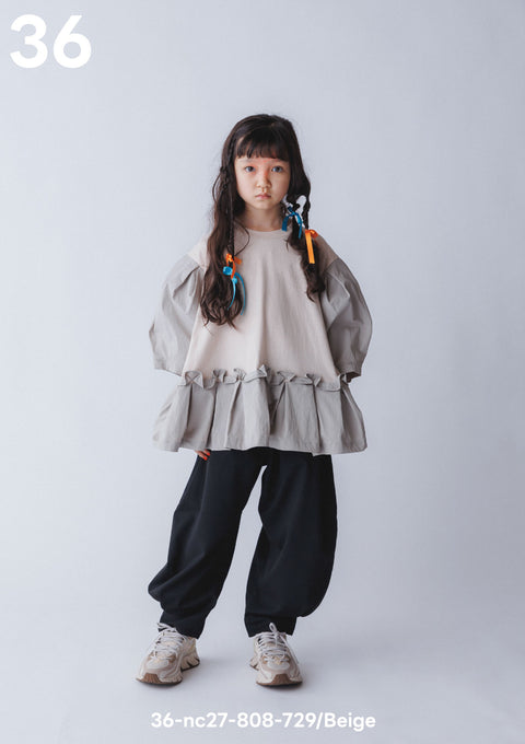 NUNUFORME<br> ヌヌフォルム<br>【27ssご予約 2月入荷予定】<br>チェンジフリルT<br>36-nc27-808-729