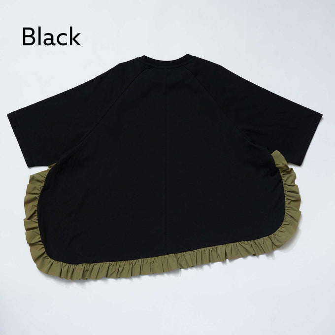 NUNUFORME<br> ヌヌフォルム<br>【27ssご予約 2月入荷予定】<br>アシンメトリーフリルT<br>40-nc27-966-729