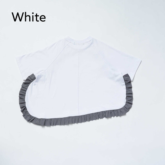 NUNUFORME<br> ヌヌフォルム<br>【27ssご予約 2月入荷予定】<br>アシンメトリーフリルT<br>40-nc27-966-729