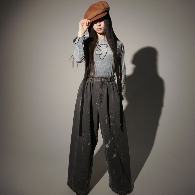 UNIONINI<br>ユニオニーニ<br>【26awご予約8-9月入荷予定】<br>teddy velours long sleeved<br>CS-090
