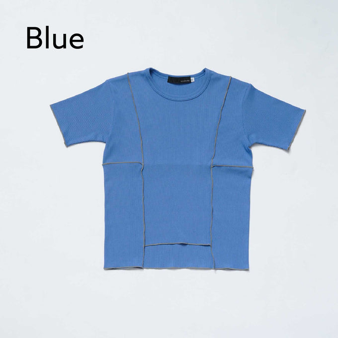 NUNUFORME<br> ヌヌフォルム<br>【27ssご予約 2月入荷予定】<br>メローリブTシャツ<br>42-nc27-855-730