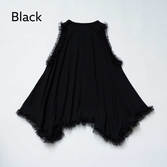 NUNUFORME<br> ヌヌフォルム<br>【27ssご予約 2月入荷予定】<br>フリルドレープT<br>46-nc27-977-731
