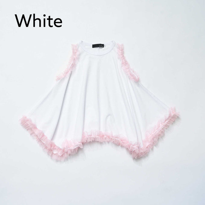 NUNUFORME<br> ヌヌフォルム<br>【27ssご予約 2月入荷予定】<br>フリルドレープT<br>46-nc27-977-731