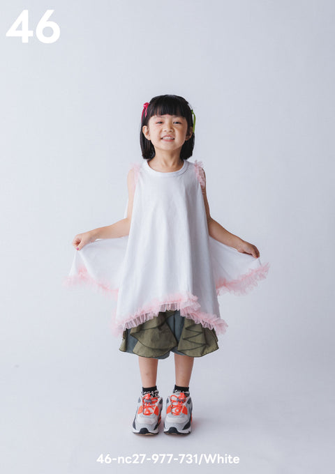 NUNUFORME<br> ヌヌフォルム<br>【27ssご予約 2月入荷予定】<br>フリルドレープT<br>46-nc27-977-731