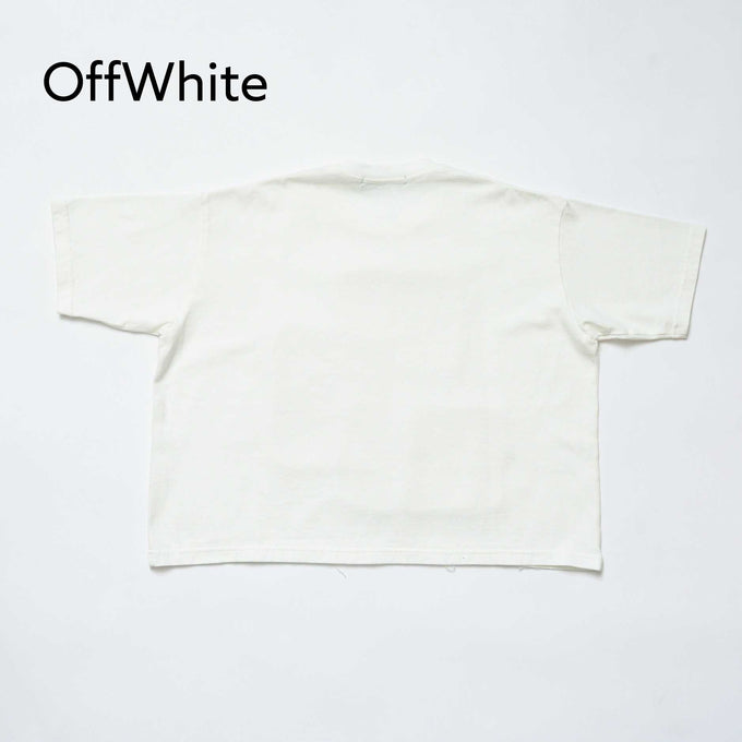 NUNUFORME<br> ヌヌフォルム<br>【27ssご予約 3月入荷予定】<br>デニムパッチTシャツ<br>49-nf27-865-505