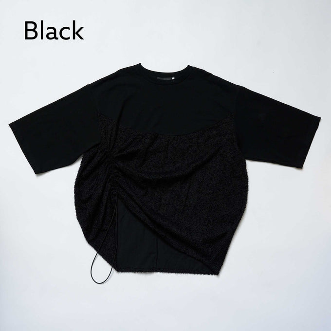 NUNUFORME<br> ヌヌフォルム<br>【27ssご予約 3月入荷予定】<br>ラウンドドロストTシャツ<br>50-nf27-837-506