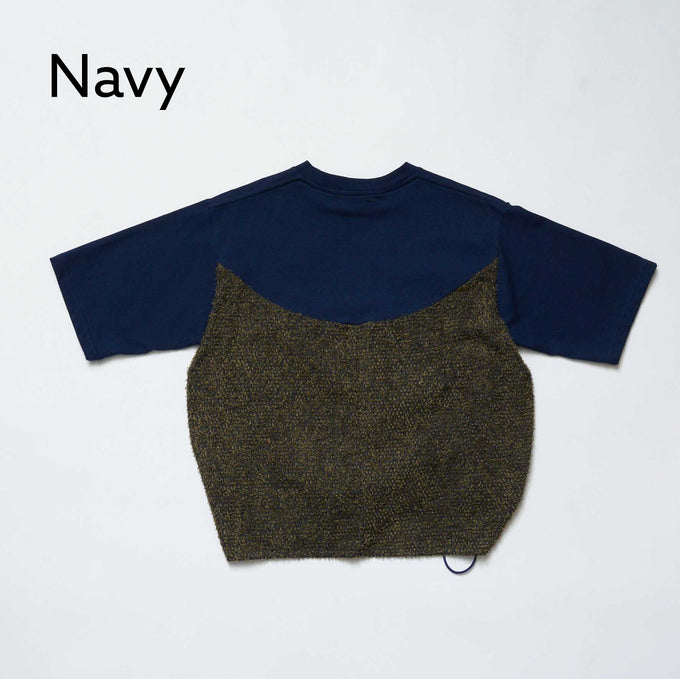 NUNUFORME<br> ヌヌフォルム<br>【27ssご予約 3月入荷予定】<br>ラウンドドロストTシャツ<br>50-nf27-837-506
