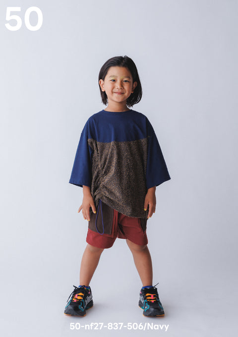 NUNUFORME<br> ヌヌフォルム<br>【27ssご予約 3月入荷予定】<br>ラウンドドロストTシャツ<br>50-nf27-837-506