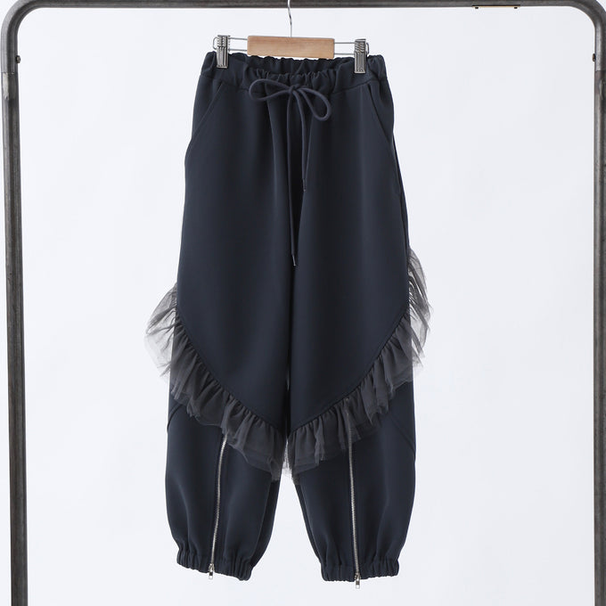 TOBOGGAN<br> トボガン<br>frill zip pants