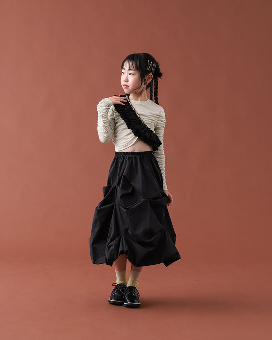 TOBOGGAN<br> トボガン<br>Shirring T-shirts