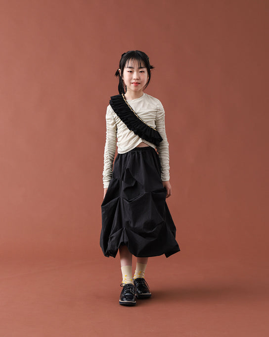 TOBOGGAN<br> トボガン<br>poko poko ballon skirt