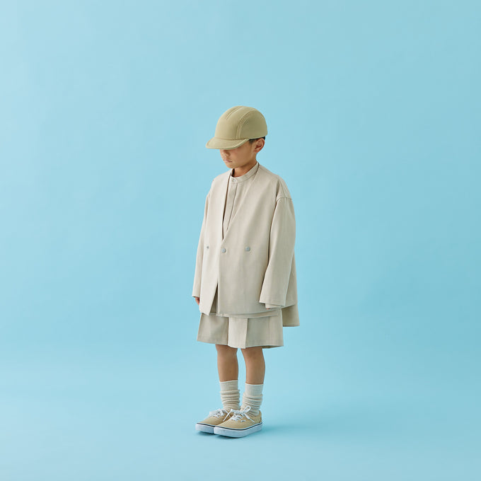 MOUN TEN. マウンテン<br>polyester canapa pocket shirt<br>MS26-1106g