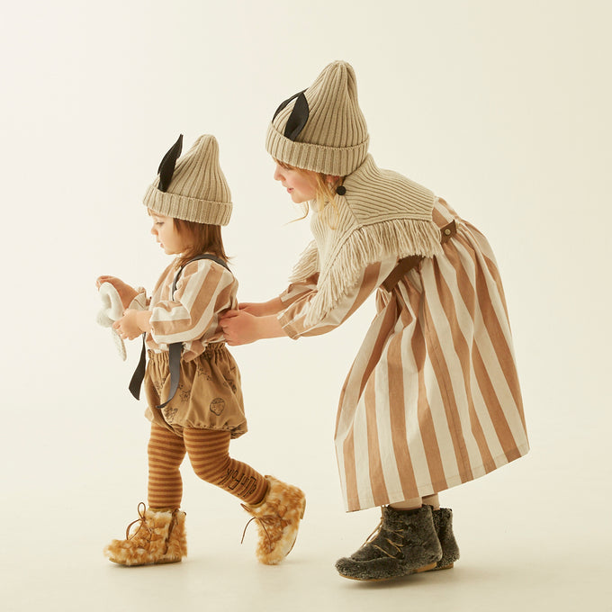 eLfinFolk エルフィンフォルク<br>Rib knit Knights cape<br>elf-232K34