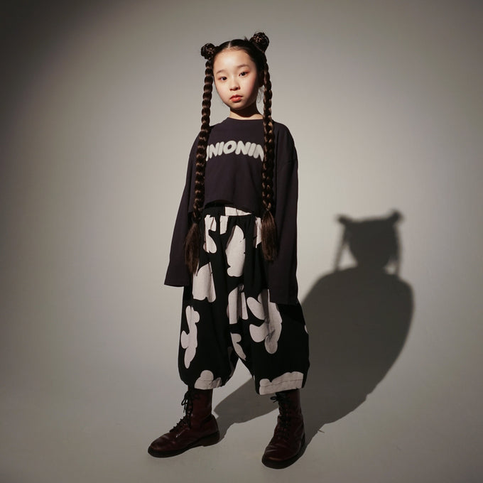 UNIONINI<br>ユニオニーニ<br>cropped long sleeved tee<br>CS-086