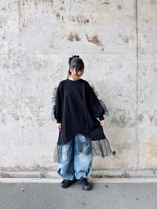 TOBOGGAN<br> トボガン<br>tulle onepiece