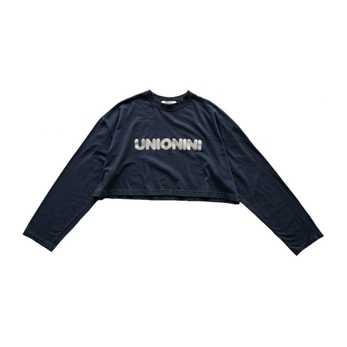 UNIONINI<br>ユニオニーニ<br>cropped long sleeved tee<br>CS-086