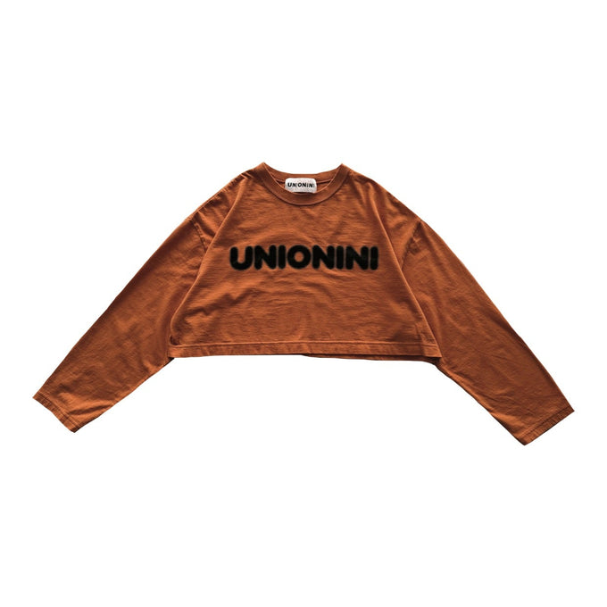 UNIONINI<br>ユニオニーニ<br>cropped long sleeved tee<br>CS-086