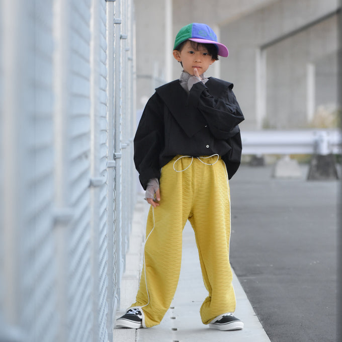 PARK MADE IN KYOTO<br>サイドパイピング膨れジャガードパンツ