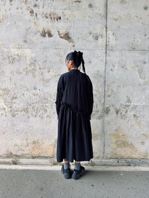 TOBOGGAN<br> トボガン<br>docking dress-long frill vest