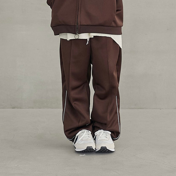MOUN TEN.<br>マウンテン<br>jersey wide line pants<br>MP86-1408a